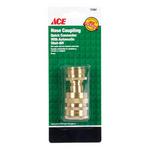 Ace Brass Threaded Male/Female Quick Connector Coupling - Thumbnail 1 of 2