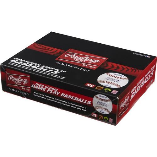 Rawlings NFHS High School Game Play Baseballs - 12 Pack - Primary Image