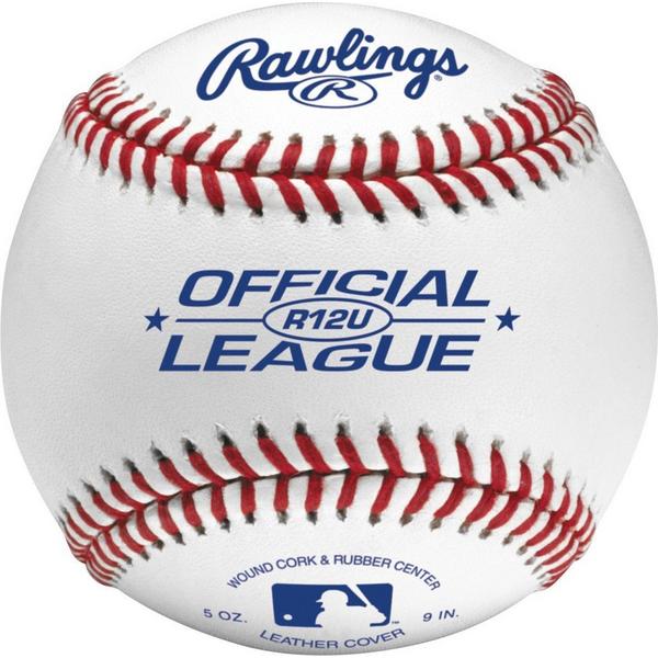 Rawlings 12 & Under Game Play Leather Official League Baseballs - 2 Pack