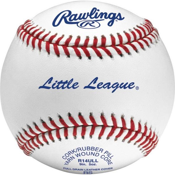 Rawlings 14 & Under Game Play Leather Official Little League Baseballs - 2 Pack