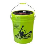 Rawlings Bucket Of 12" NCAA Fastpitch Softballs - 18 Count - Thumbnail 1 of 2