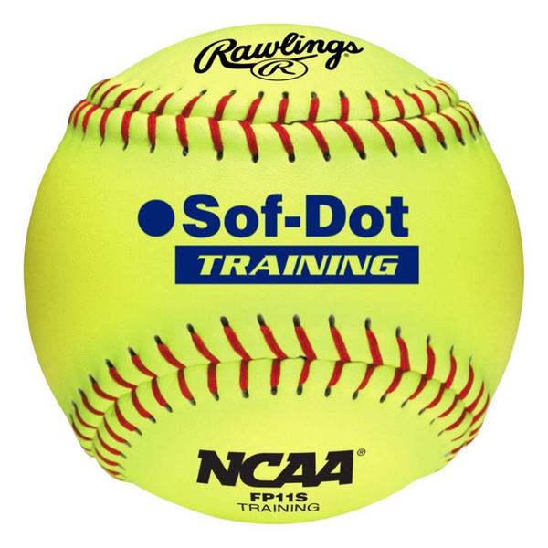 Rawlings 11" NCAA Soft Poly-Core Fastpitch Training Softball