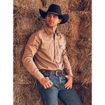 Men's Wrangler Basics Twill Classic Fit Long Sleeve Button Up Shirt - Thumbnail 7 of 7