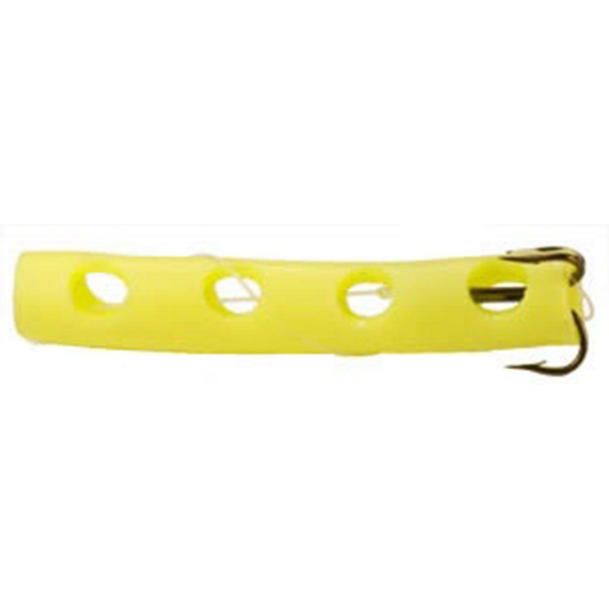 15598::Chartreuse - Stopper Lures Catfish Tube Dip Worm