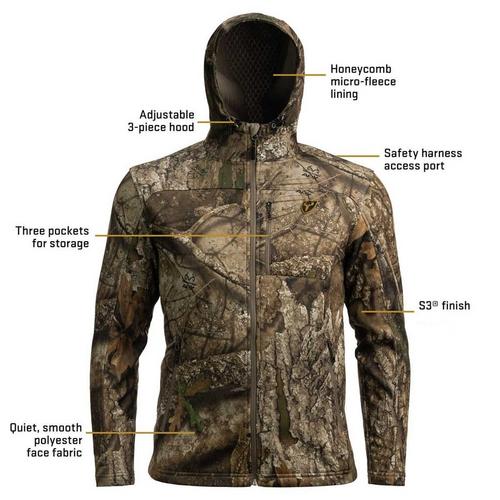 Men's Blocker Outdoors Silentec Hooded Softshell Jacket - Primary Image