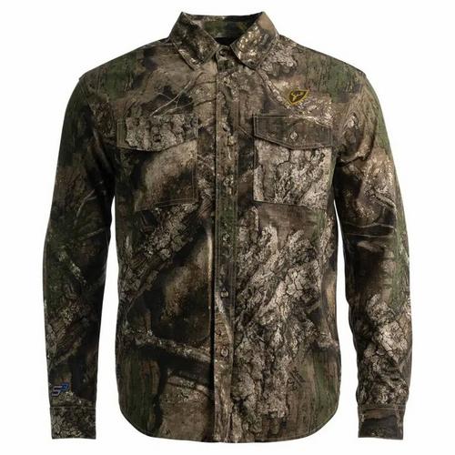 Men's Blocker Outdoors Fused Cotton Long Sleeve Button Up Shirt - Primary Image