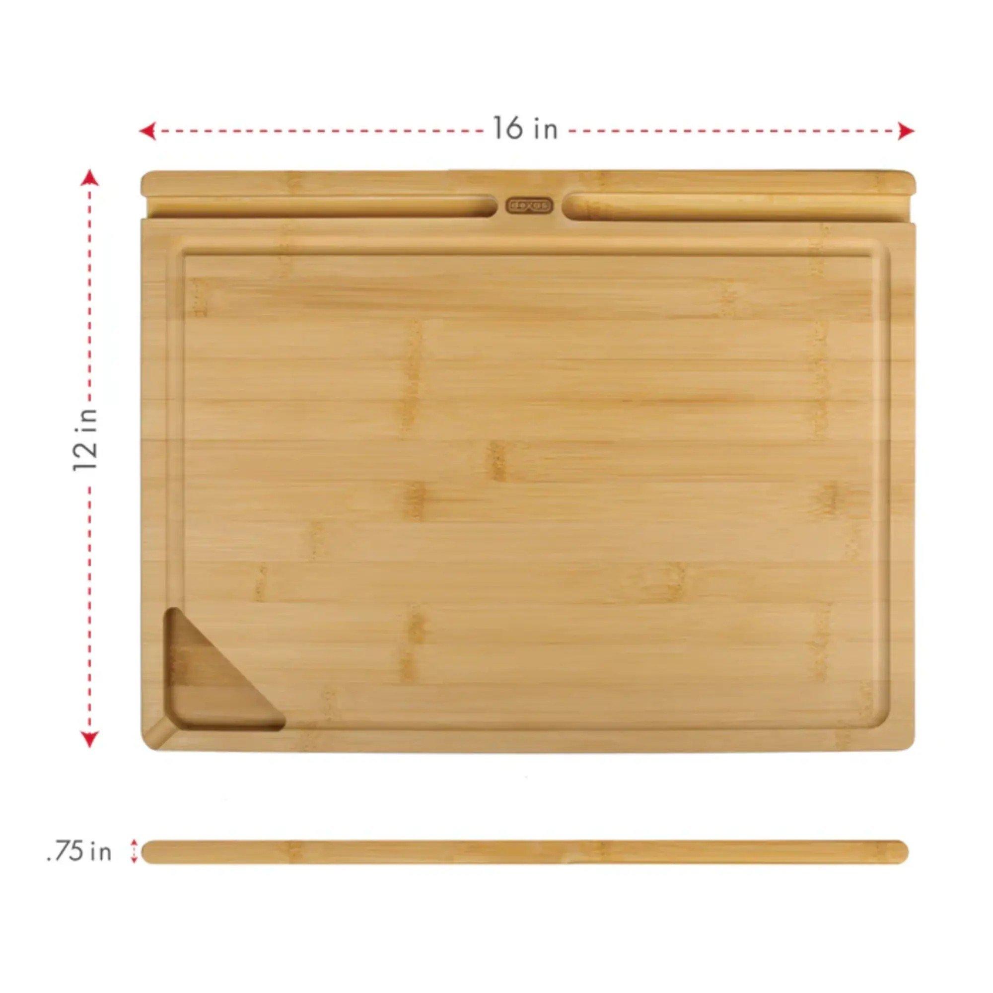 Dexas PrepTech Bamboo 2 Slot Cutting Board - Dexas International
