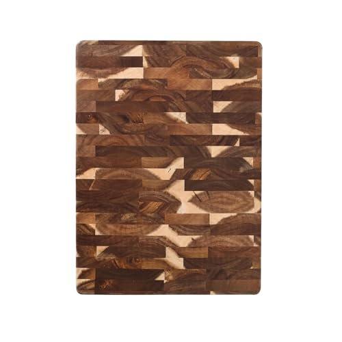 Dexas Acacia End Grain Reversible Butcher Block Cutting Board - Dexas International