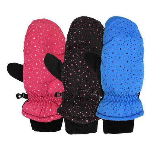 Girls' Grand Sierra Taffeta Cut Out Mittens - Primary Image