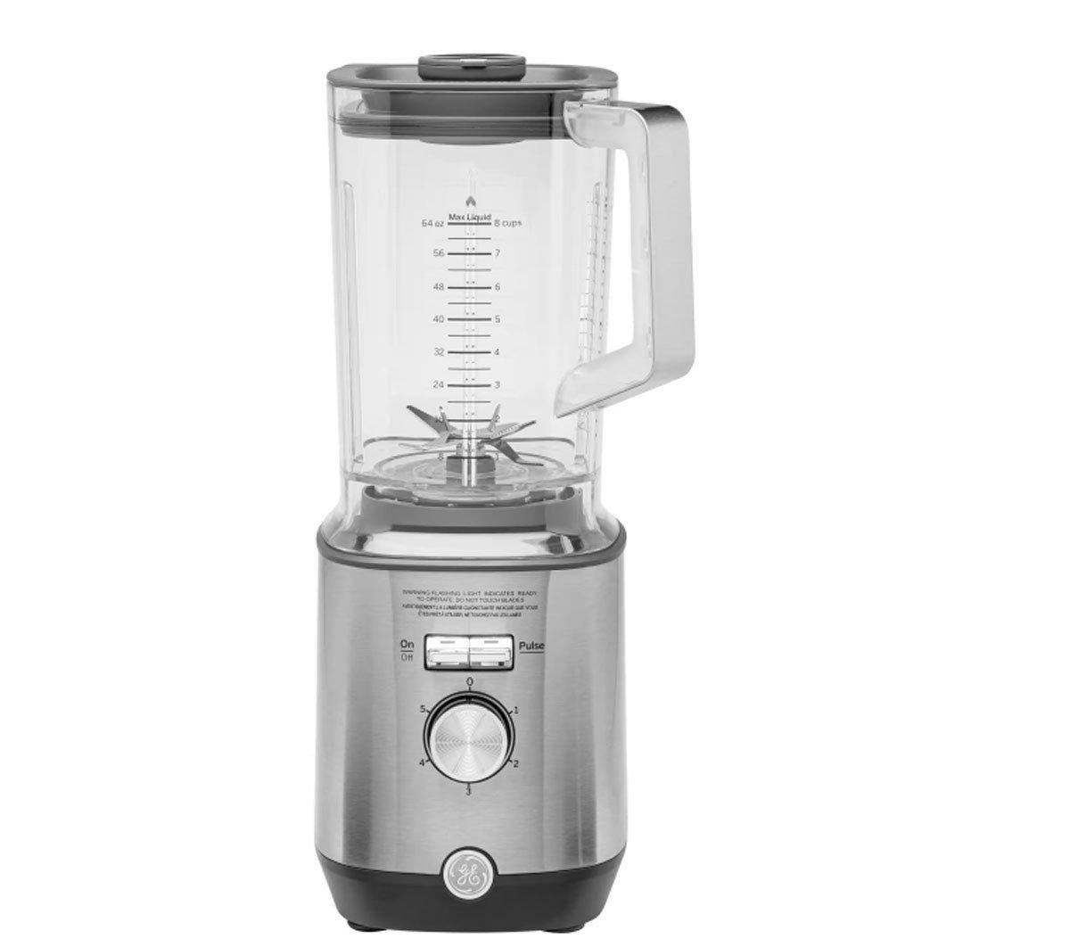 GE 64 oz 5 Speed Stainless Steel Blender and Personal Blender Cups - GE