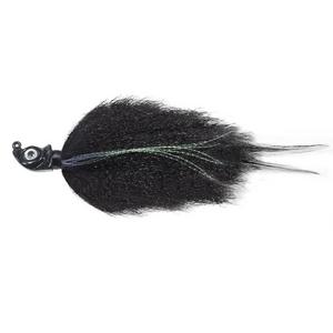 Black - Northland Tackle Minnesota Mullet Hair Jig