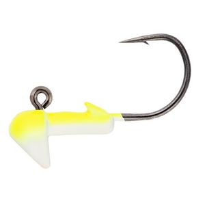 Chartreuse White - Tungsten Short Shank Stand Up Jig