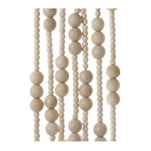 Kurt S. Adler Wooden Natural Bead Garland - Primary Image