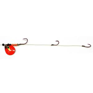 Fire Orange Black - JB Lures Ventilator 3-Hook Harness