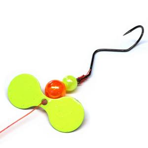 Chartreuse - JB Lures Super Death Plus Propeller 1 Hook Rig