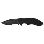 Kershaw Knives 1605CKTST Clash Partially Serrated Black Oxide Folding Pocket Knife - Thumbnail 1 of 3