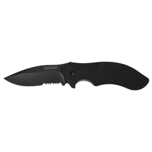 Kershaw Knives 1605CKTST Clash Partially Serrated Black Oxide Folding Pocket Knife - Primary Image