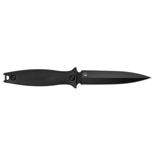 Kershaw 4007 Secret Agent Black Oxide Fixed Knife - Primary Image