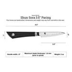Shun 3.5" Paring Kitchen Knife - Thumbnail 4 of 4