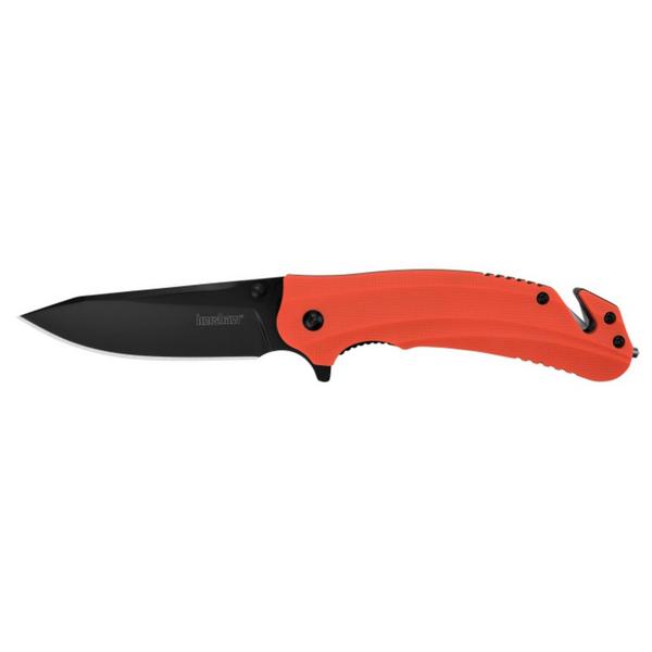 KERSHAW KNIVES 8650 Barricade Folding Orange Pocket Knife