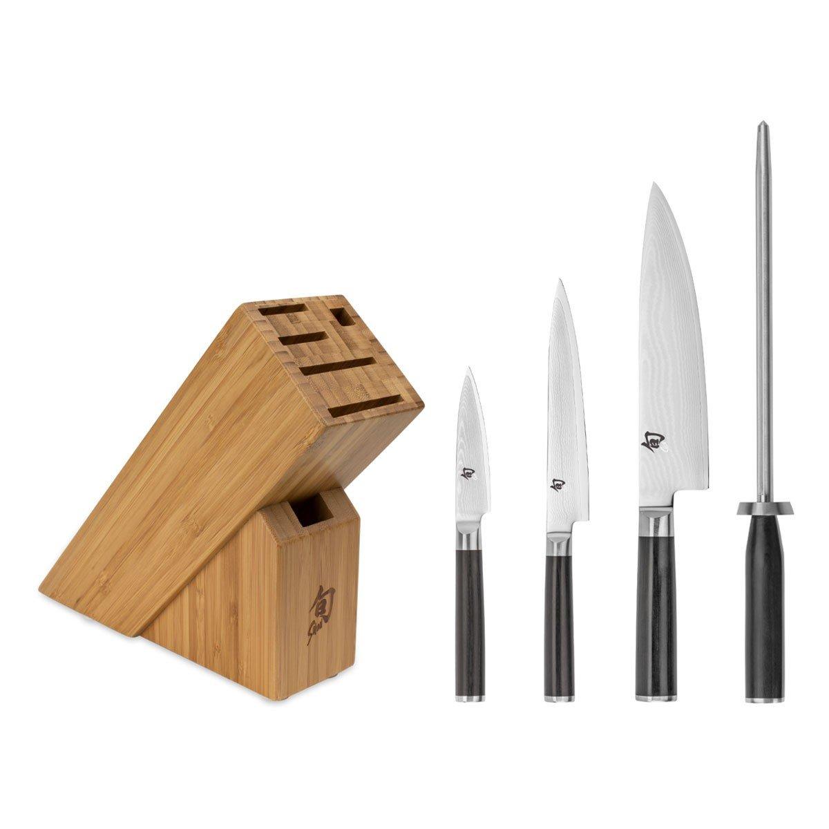 Shun Classic 5 Piece Starter Kitchen Block Set - Shun
