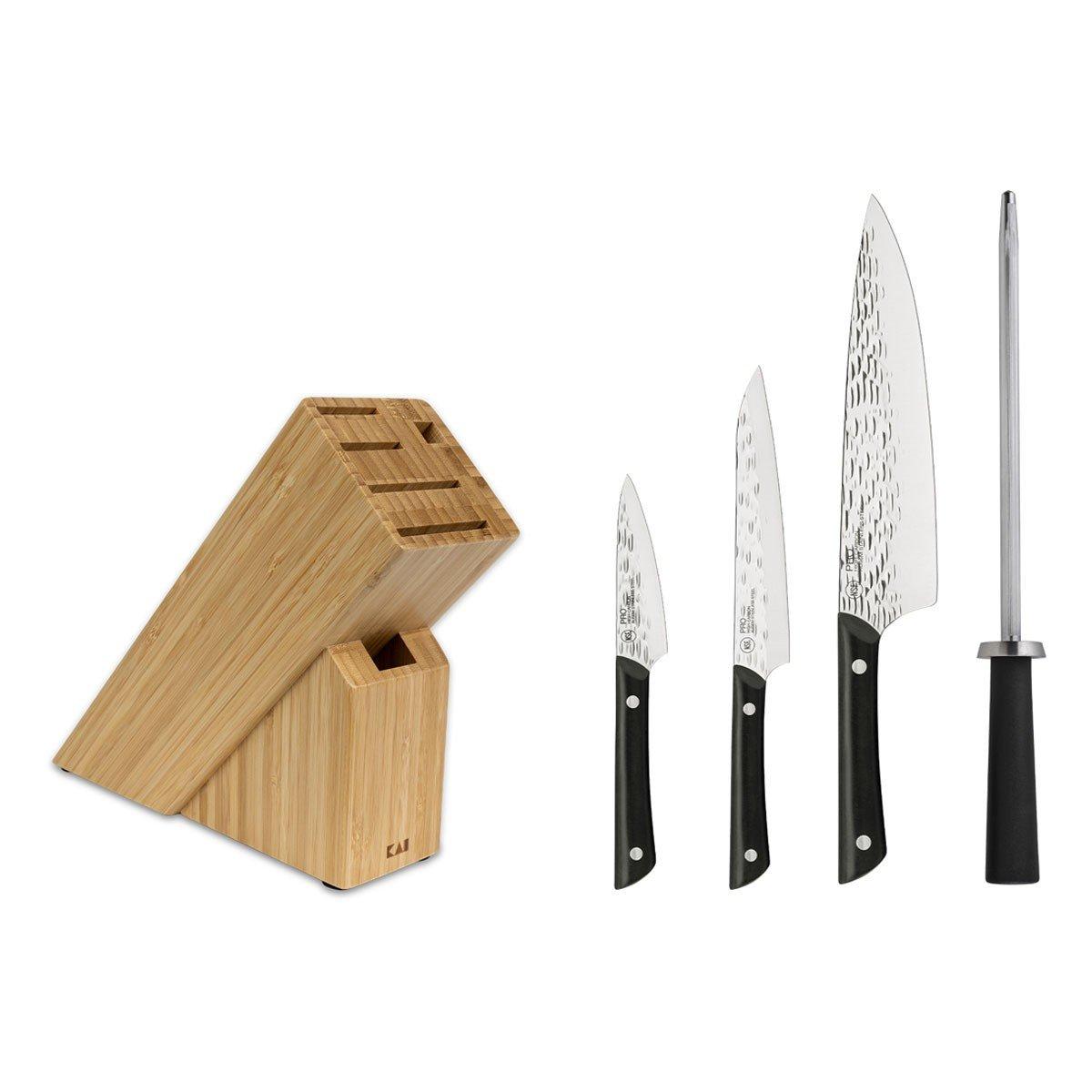 Shun PRO 5 Pc Kitchen Block Set - Shun