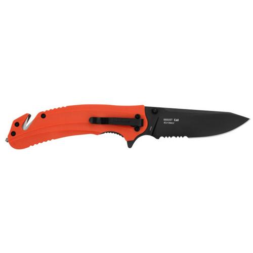 Kershaw Knives 8650ST Barricade Black Oxide Partially Serrated Folding Pocket Knife - Primary Image