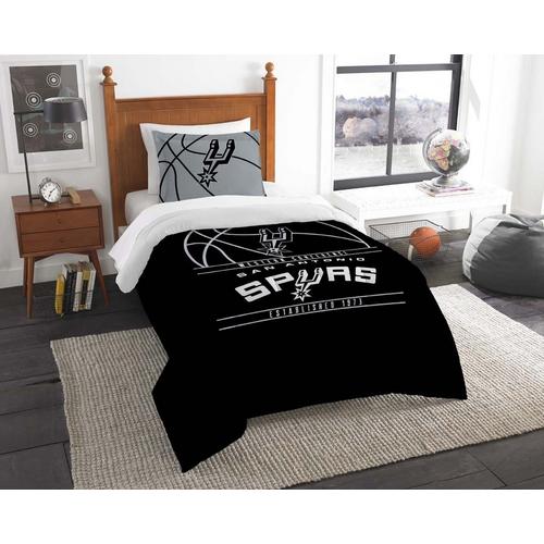 TheNorthwest San Antonio Spurs Reverse Slam Twin Comforter Set - Primary Image