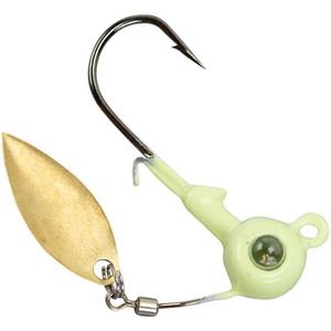 White - Kalin's Google Eye Spinner Jighead