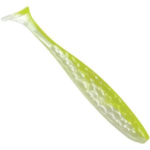 Chartreuse Pearl w/ Hologram Flake - Hammered Live Series Paddle Tail