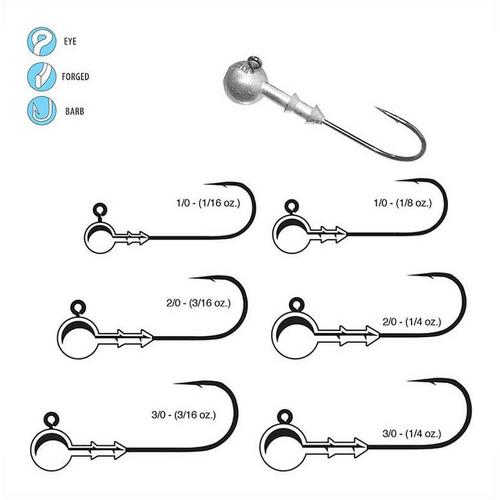 Gamakatsu Round 26 Lead Jig Head - Primary Image