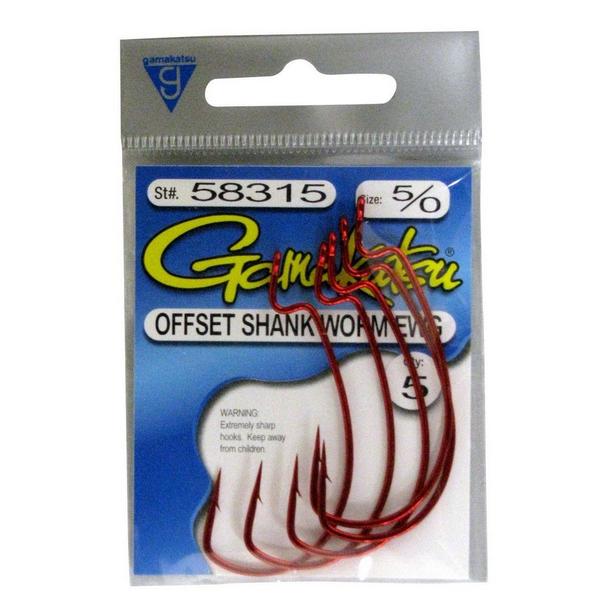 Gamakatsu Worm Hooks Offset Shank EWG Multi-pack