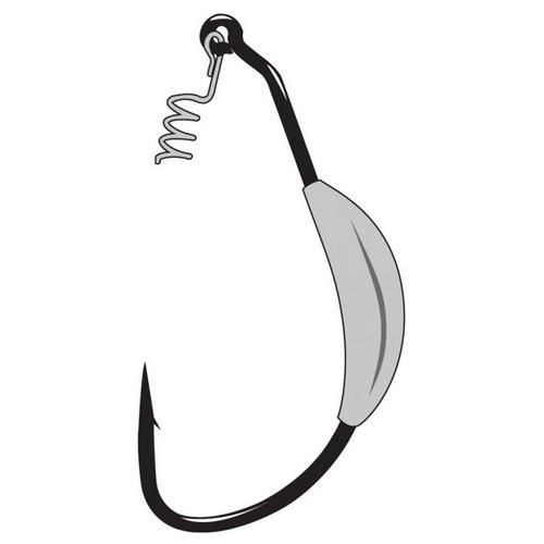 Gamakatsu Worm Hook Superline Weighted Spring Lock - Primary Image