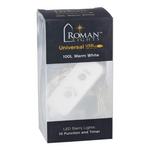 Roman Inc 100L USB LED Warm White Silver Wire - Thumbnail 3 of 6