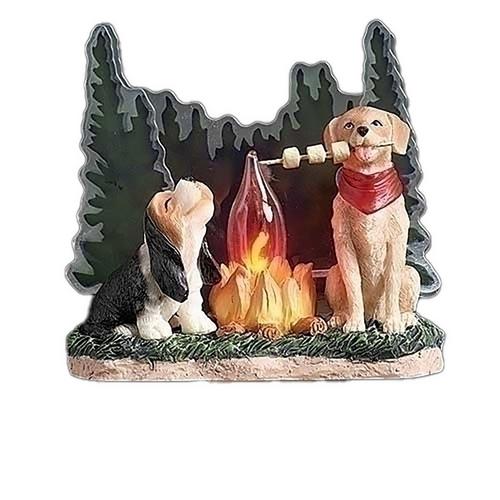 Roman Camping Dogs Nightlight - Primary Image