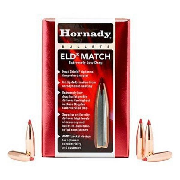HORNADY ELD Match 25 Caliber Rifle Bullets