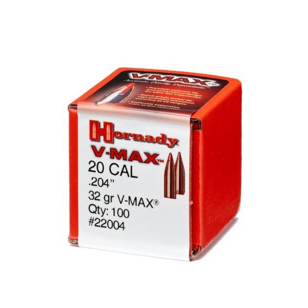 HORNADY V-MAX 20 Caliber Rifle Bullets