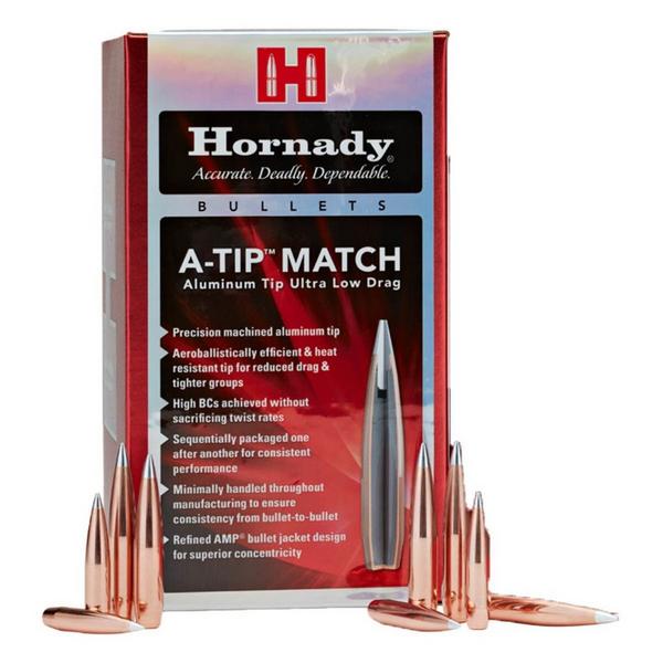 Hornady A-Tip Match 25 Caliber Rifle Bullets