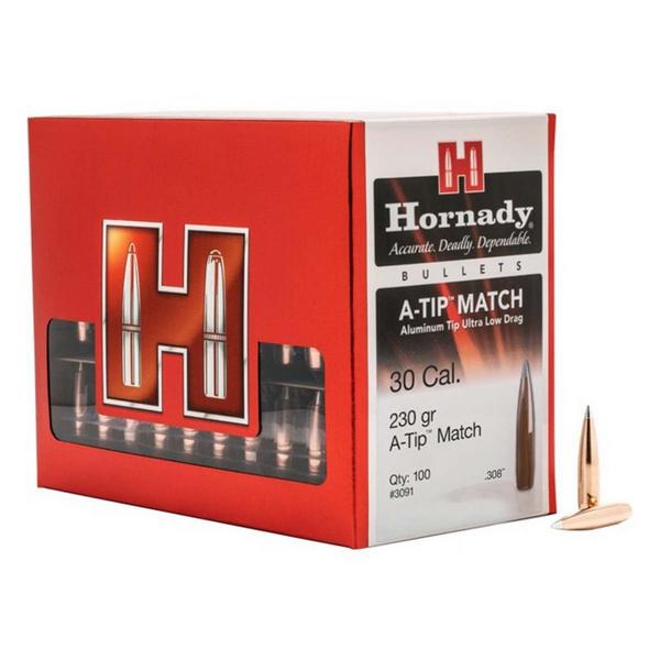 Hornady A-Tip Match 25 Caliber Rifle Bullets