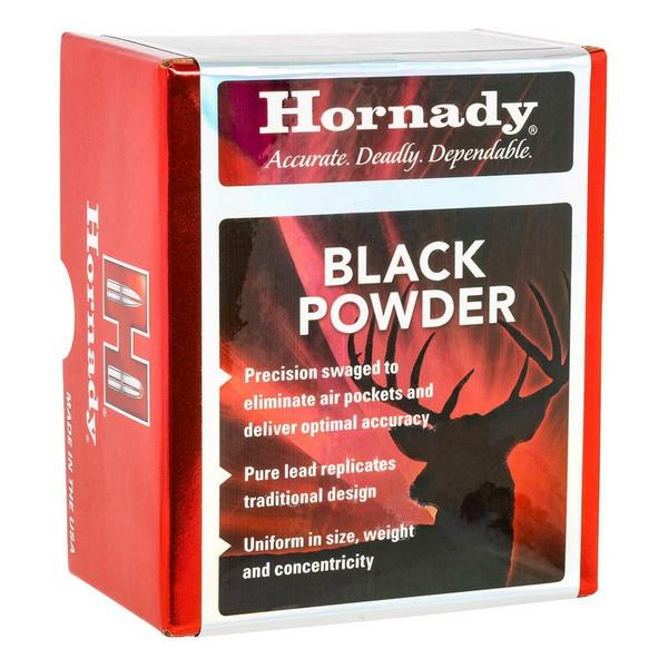 Hornady Black Powder Lead Round Ball 32 Caliber (.310) Muzzleloader Bullets