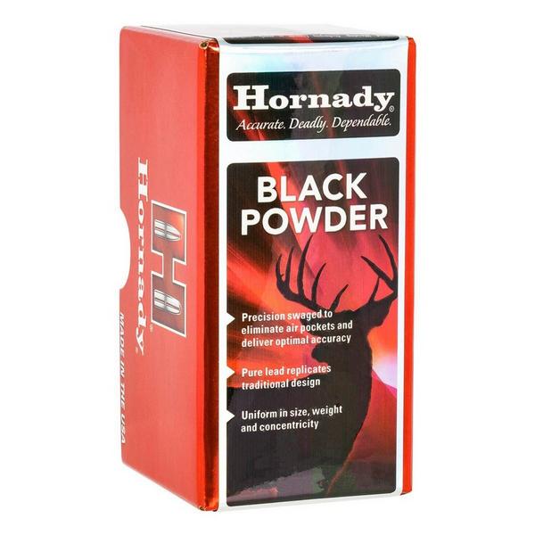 HORNADY Black Powder Lead Round Ball 50 Caliber (.490) Muzzleloader Bullets