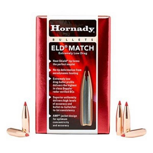 HORNADY ELD Match 26 Caliber Rifle Bullets