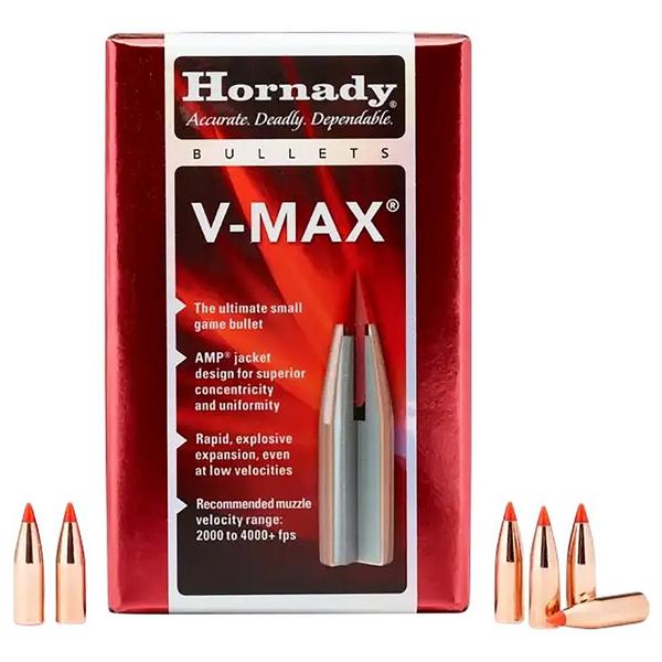 HORNADY V-MAX 28 Caliber Rifle Bullets