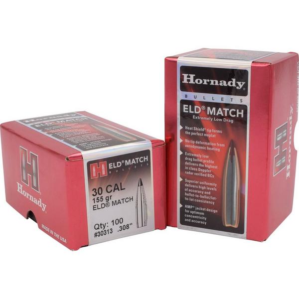 HORNADY ELD Match 30 Caliber Rifle Bullets