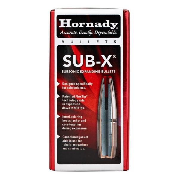 HORNADY SUB-X 30 Caliber Rifle Bullets