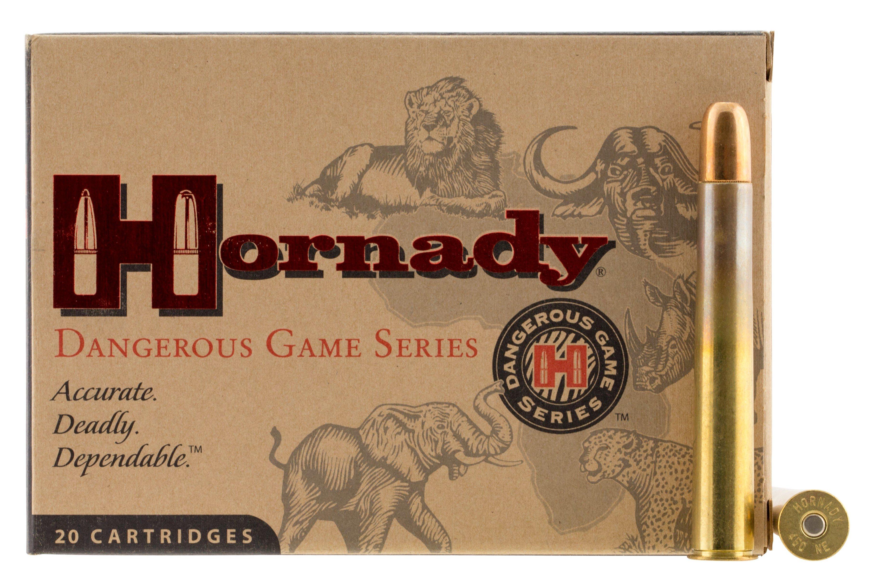 Hornady Ammo, 450 Nitro Ex 480 Gr Dgs, Rds/B Rifle Ammunition 20 Round Box