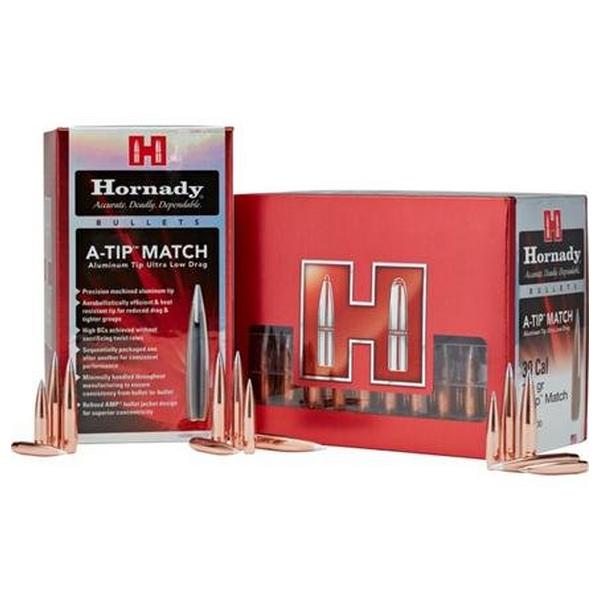 Hornady A-Tip Match 24 Caliber Rifle Bullets