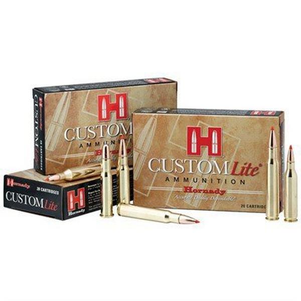 HORNADY Custom Lite Reduced Recoil Rifle Ammunition