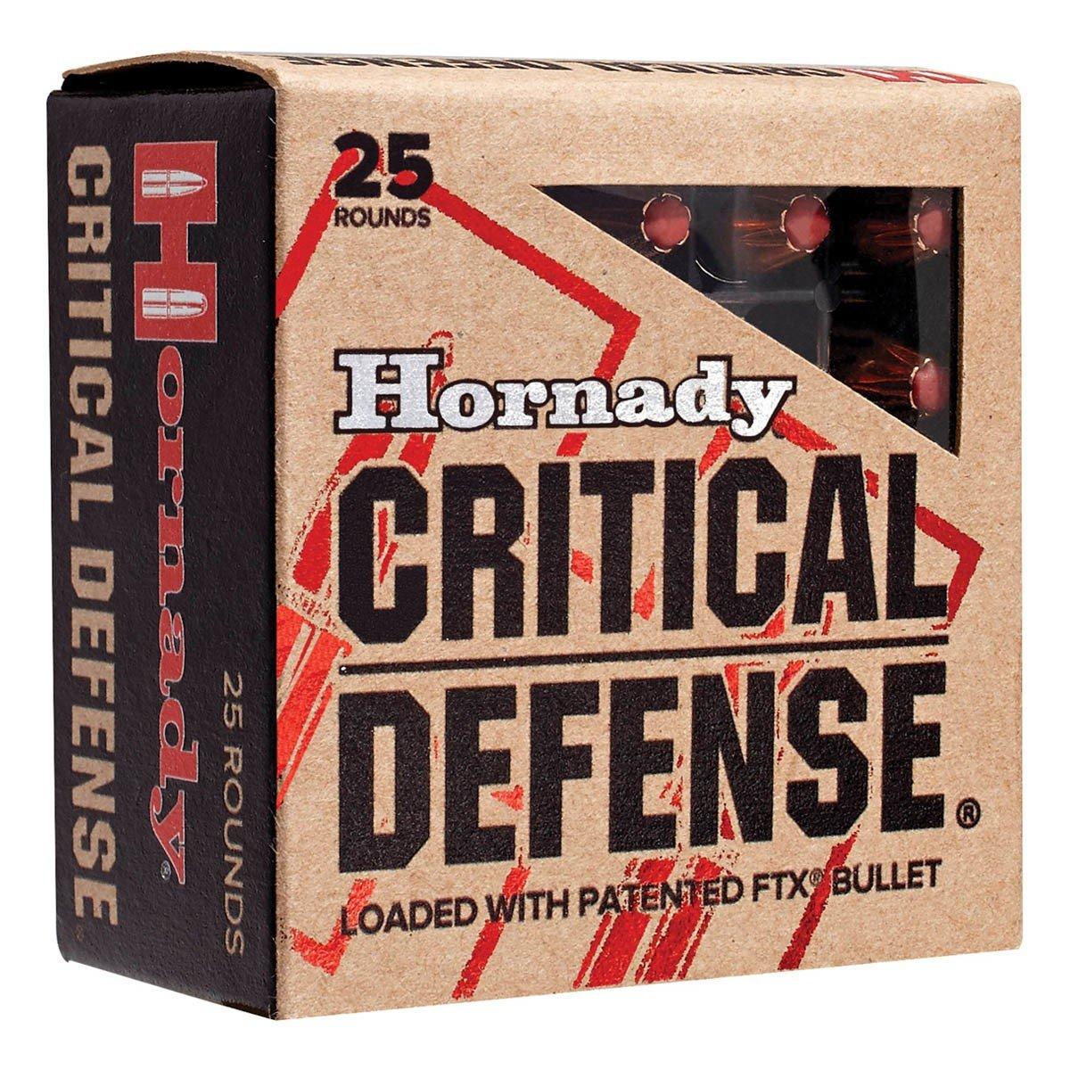 Hornady Critical Defense FTX 30 Carbine Handgun Ammunition 20 Round Box
