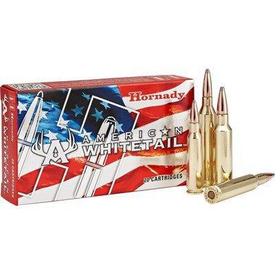 Hornady American White Tail Interlock 300 Winchester Short Magnum Rifle Ammunition 20 Round Box